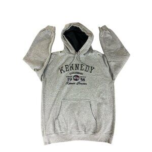 Prairie Mountain Kennedy Space Center NASA Genuine Issue Hoodie Grey Sz XL